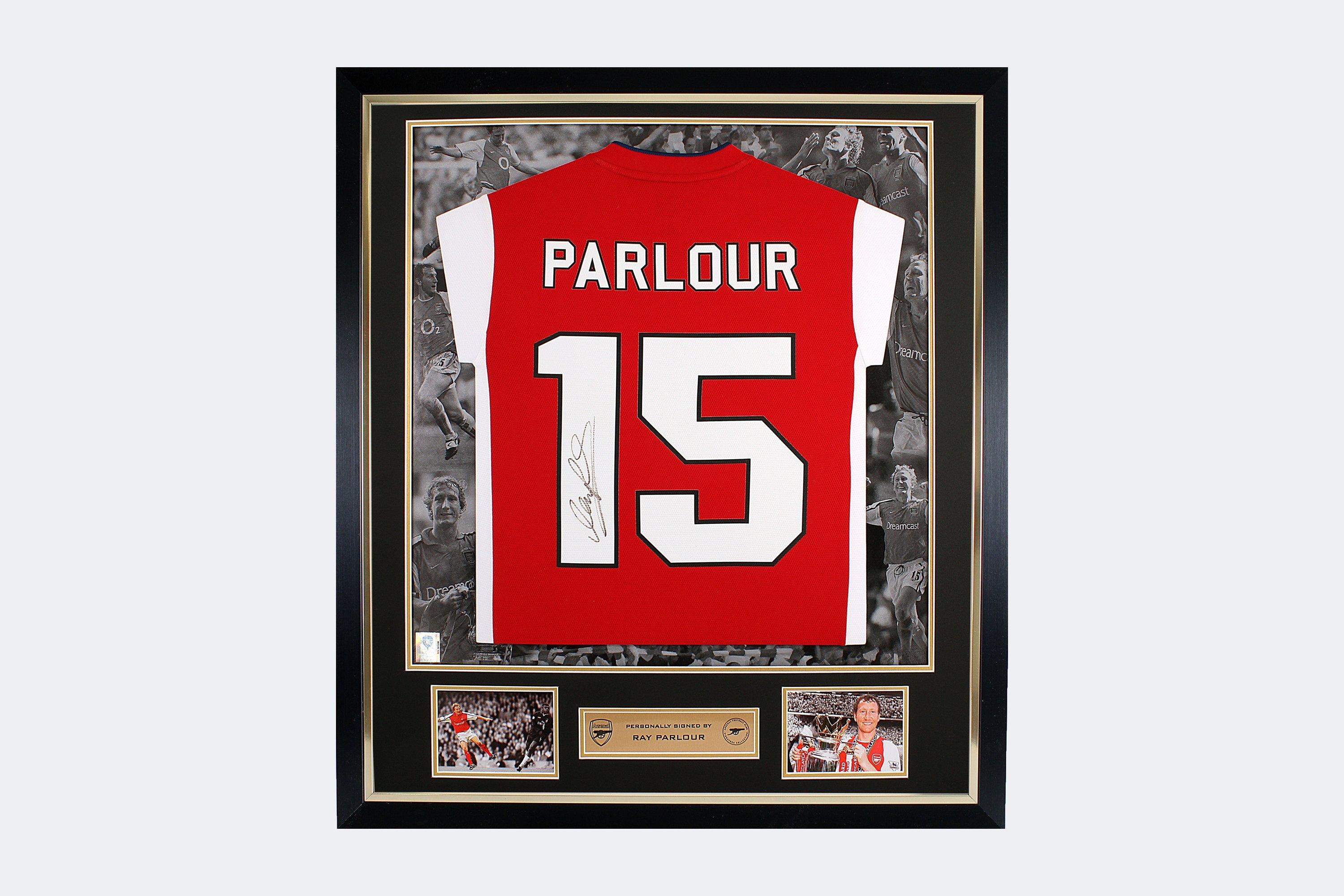 Arsenal Framed Signed Ray Parlour Shirt