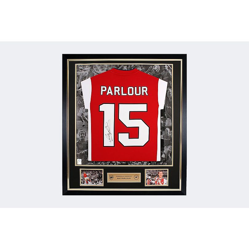 Arsenal Framed Signed Ray Parlour Shirt