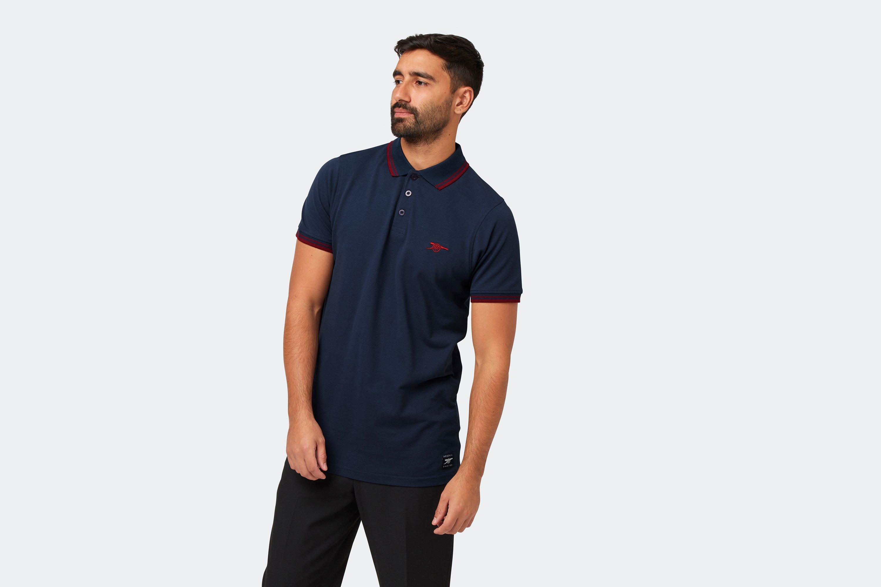 Arsenal 1886 Navy Cannon Polo Shirt