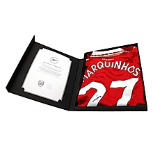 Arsenal Boxed Signed Home Shirt 22-23 MARQUINHOS