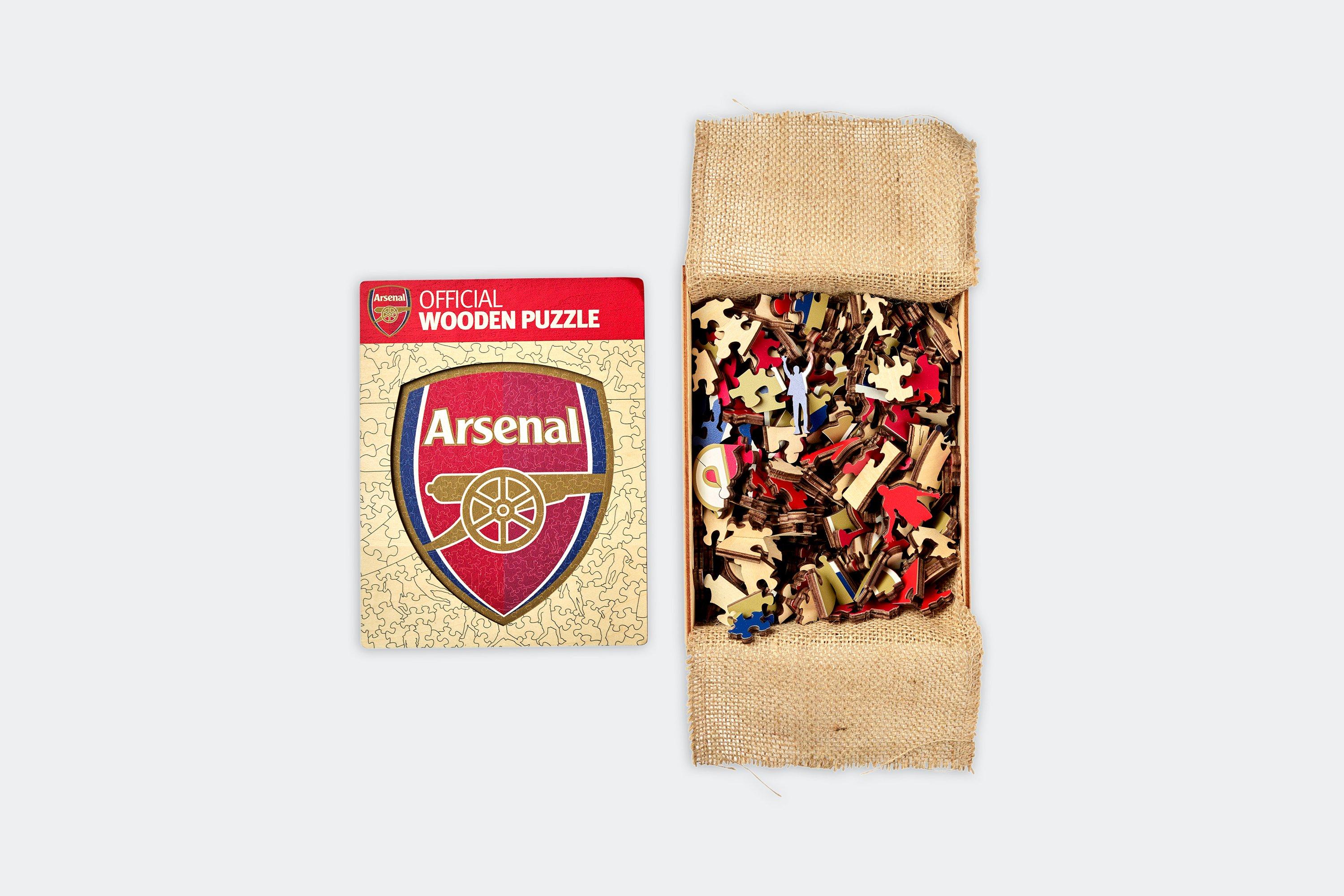 Arsenal Small Crest Wooden Puzzle | Official Online Store