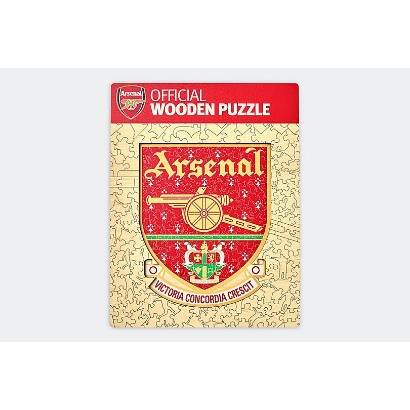 Arsenal Small Retro Crest Wooden Puzzle
