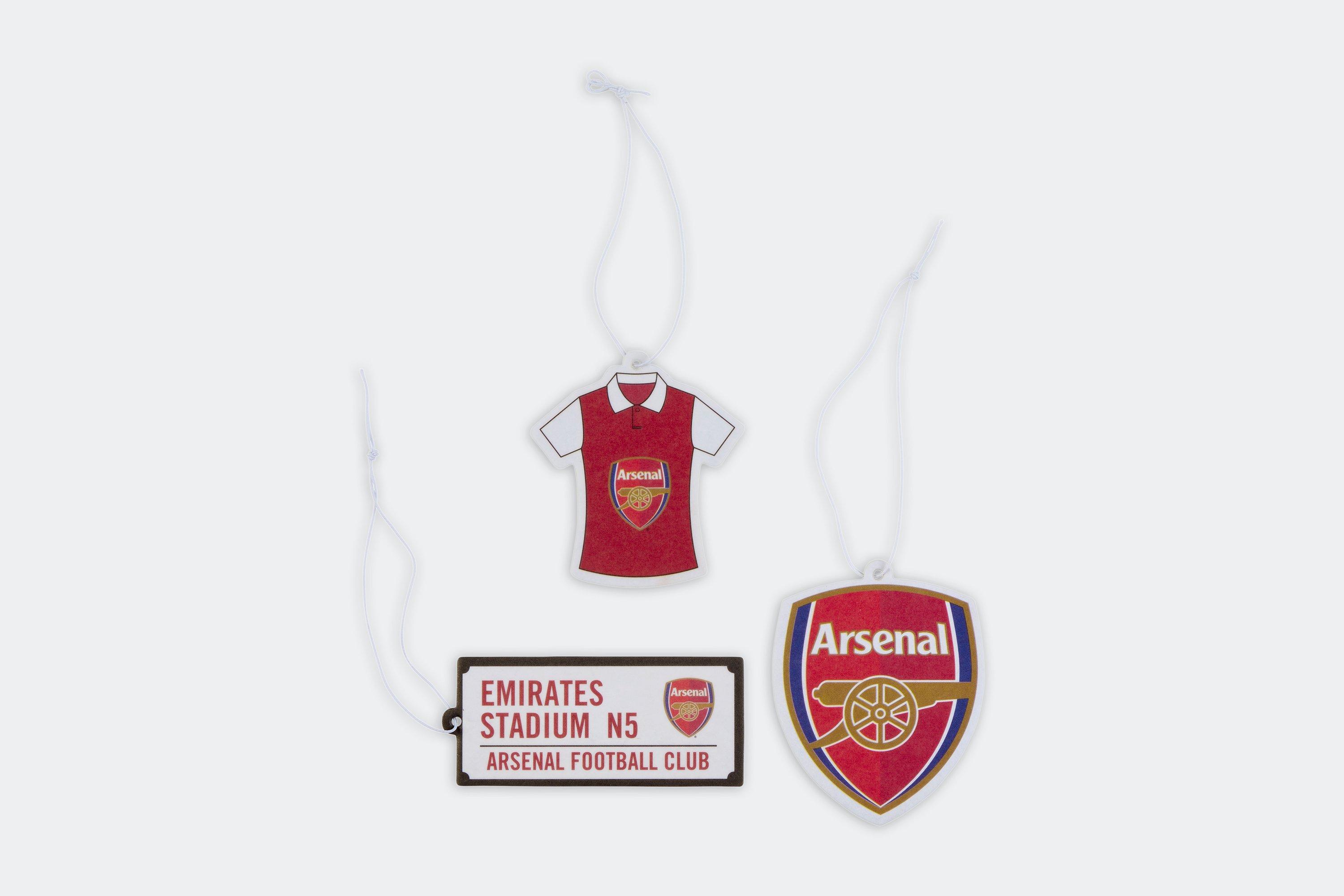 ARSENAL FC CAR AIR FRESHENER ROOM OFFICE FOOTBALL ACCESSORIES AFC