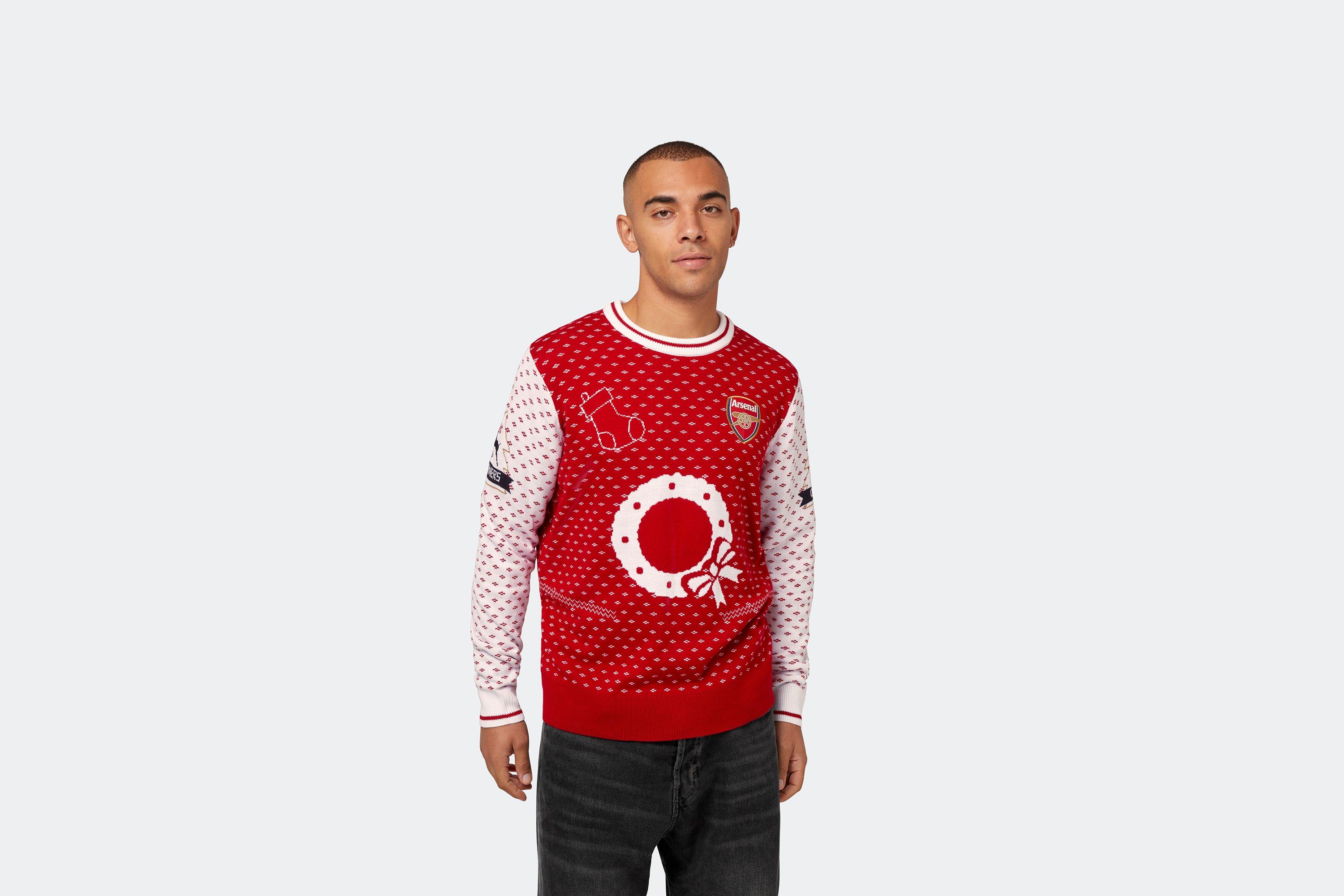 arsenal christmas shirt