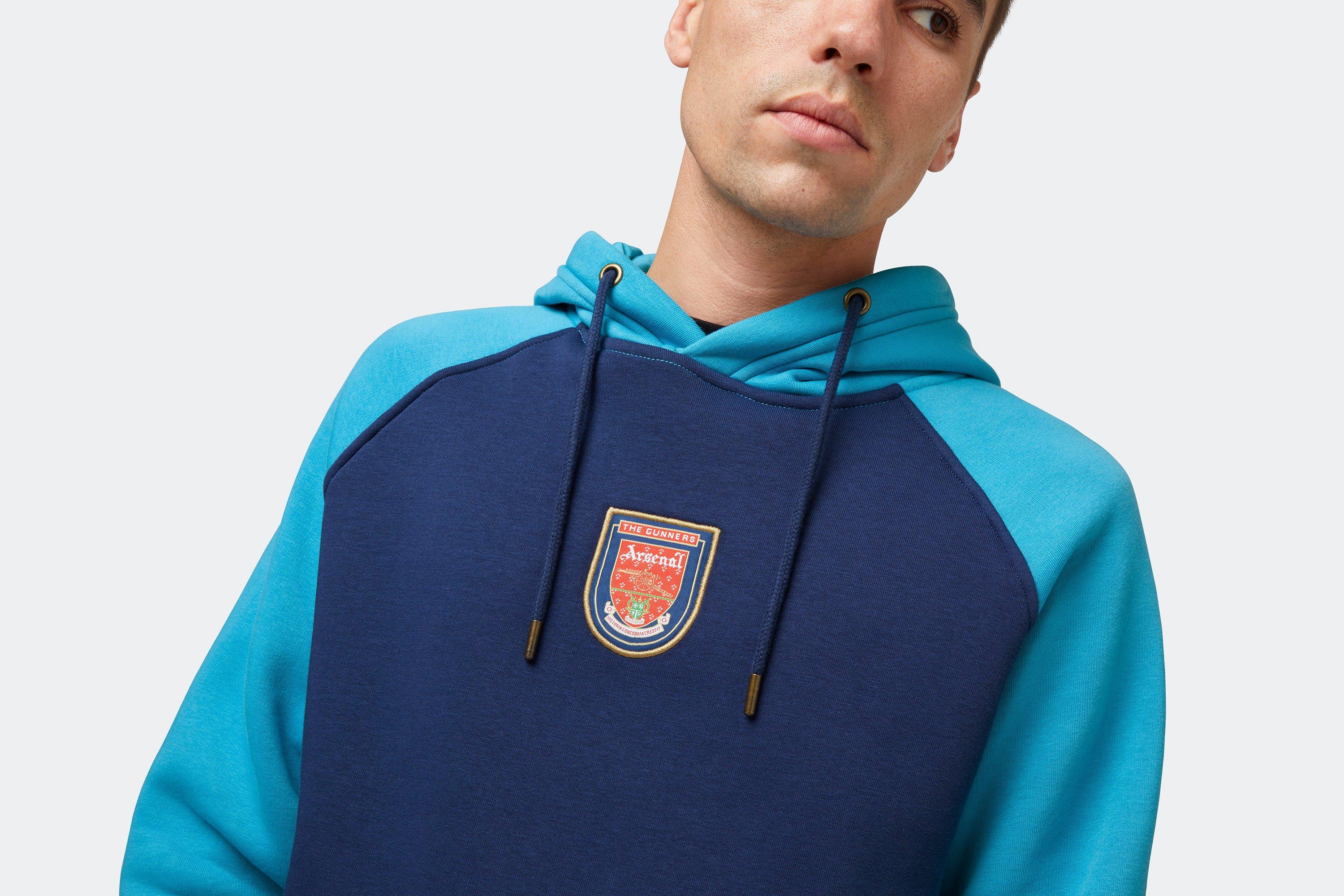 Arsenal Retro Raglan Sleeve Hoodie Official Online Store