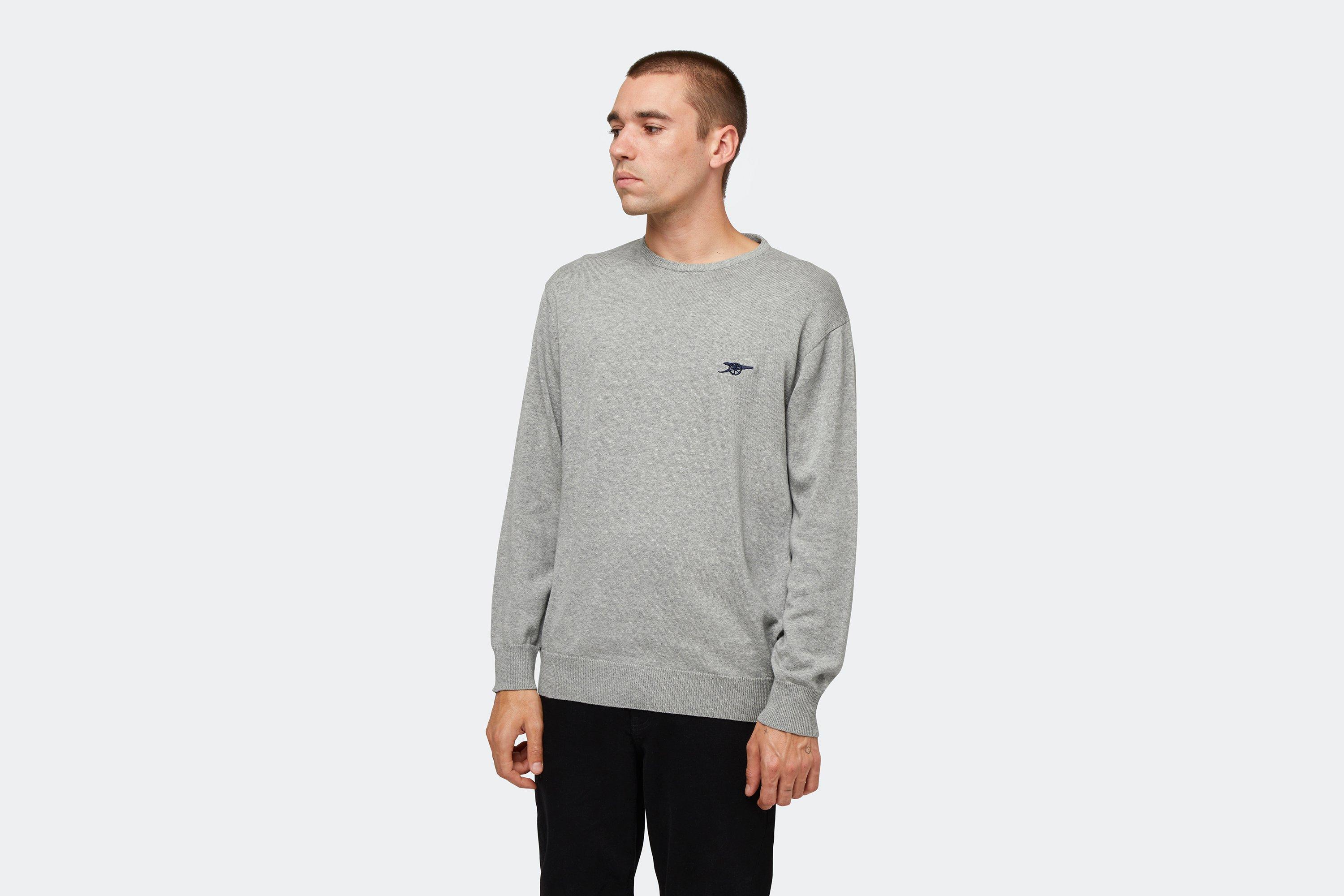 Arsenal 1886 Grey Cotton Jumper