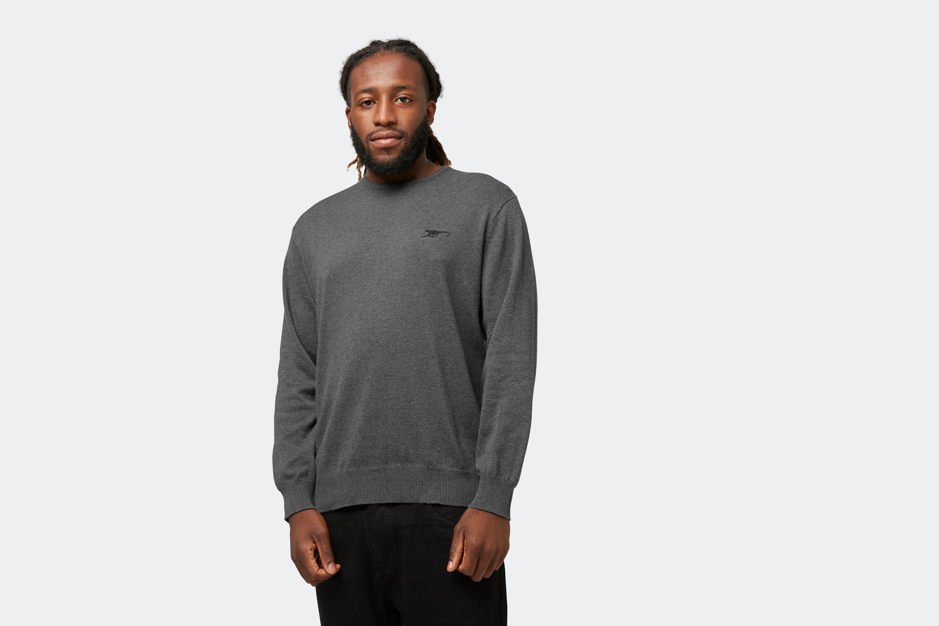 Arsenal 1886 Charcoal Cotton Jumper