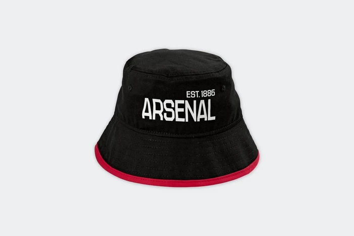 Arsenal Text Bucket Hat