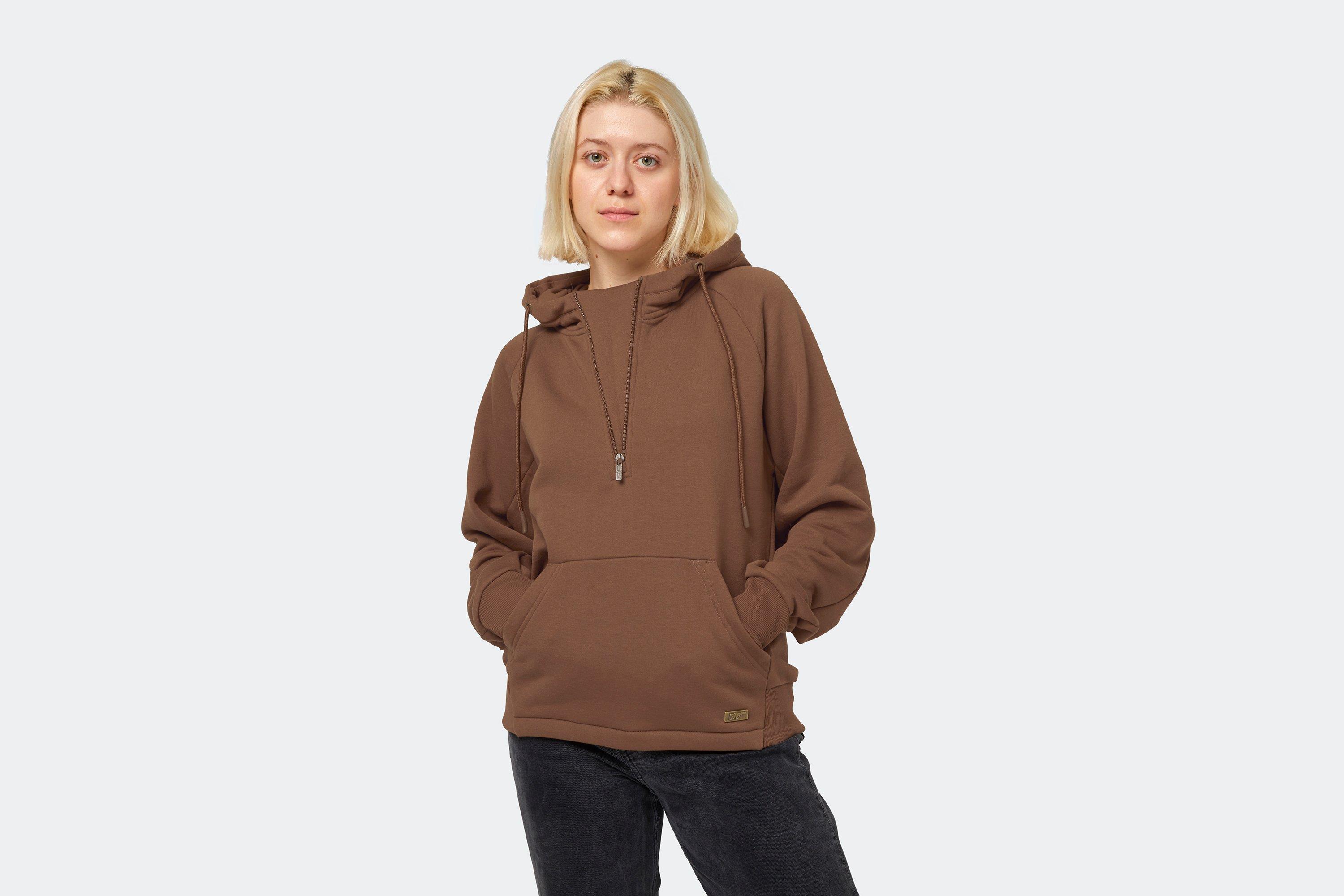 Arsenal Womens Brown Zip Hoodie