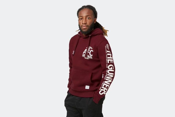 Arsenal 1886 The Gunners Redcurrant Hoodie