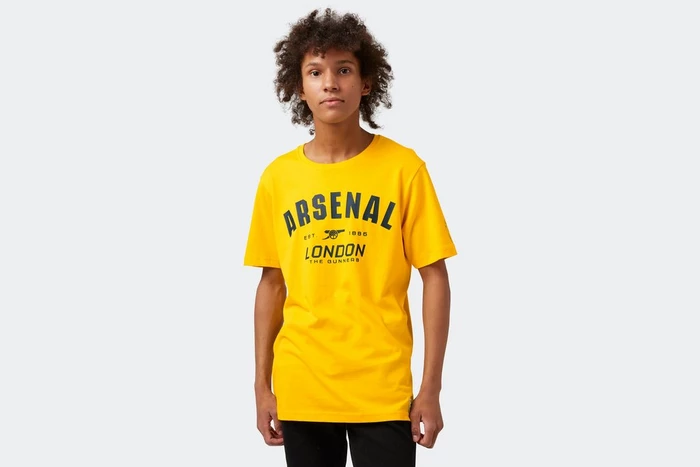 Arsenal Since 1886 Yellow Gunners T-Shirt