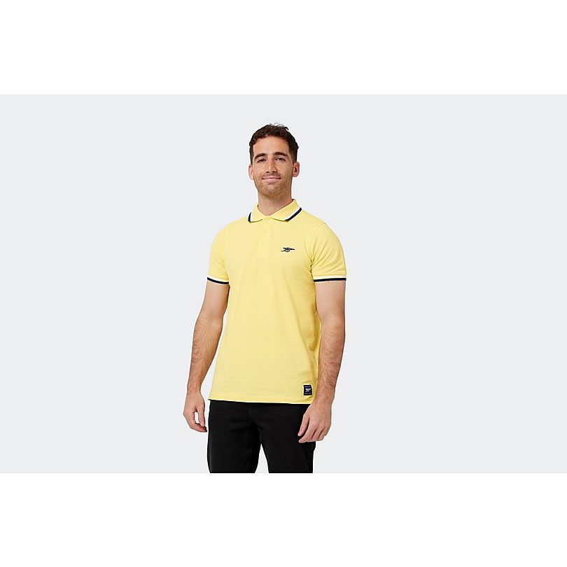 Arsenal 1886 Yellow Cannon Polo Shirt