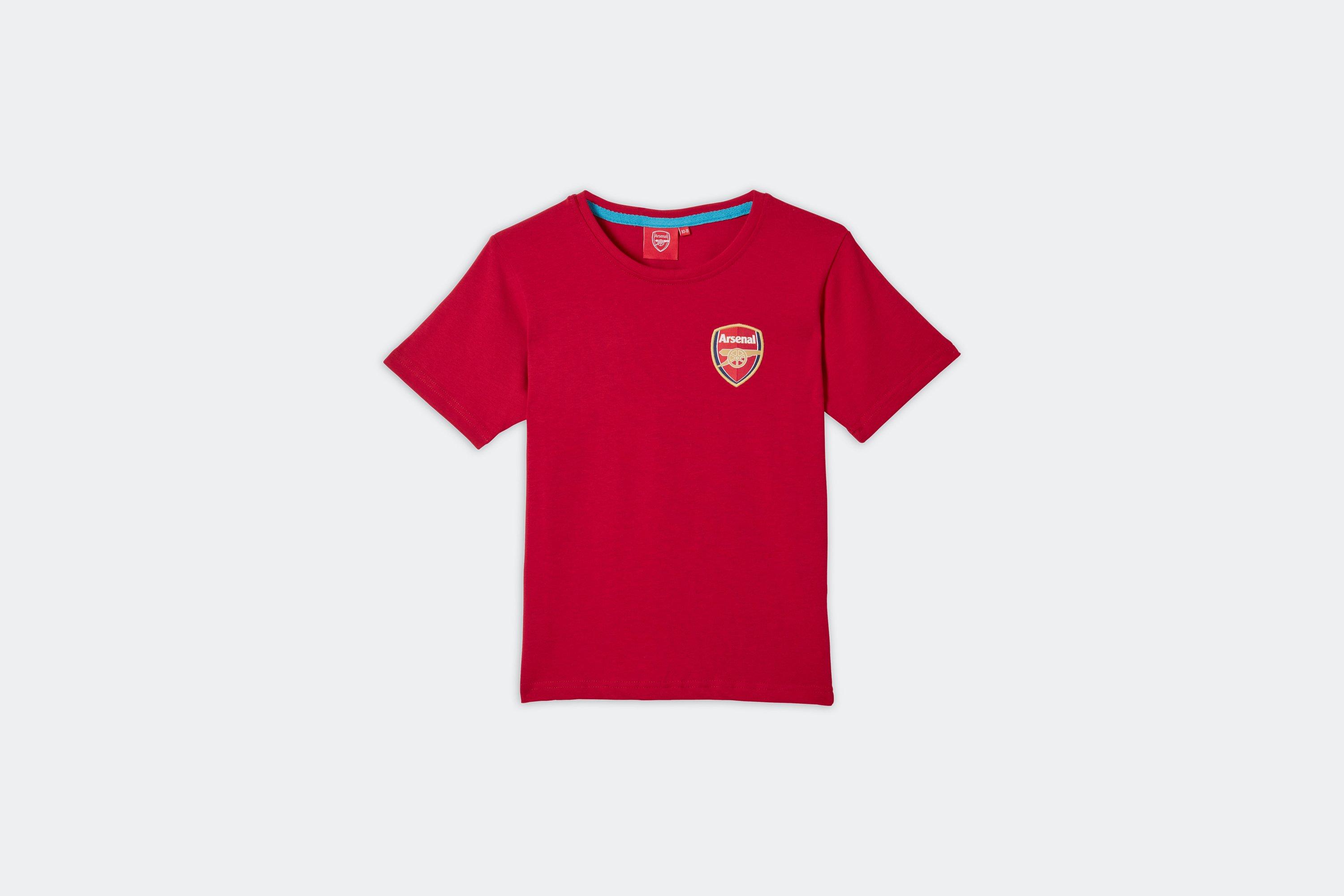 Arsenal Kids Crest Red T-Shirt