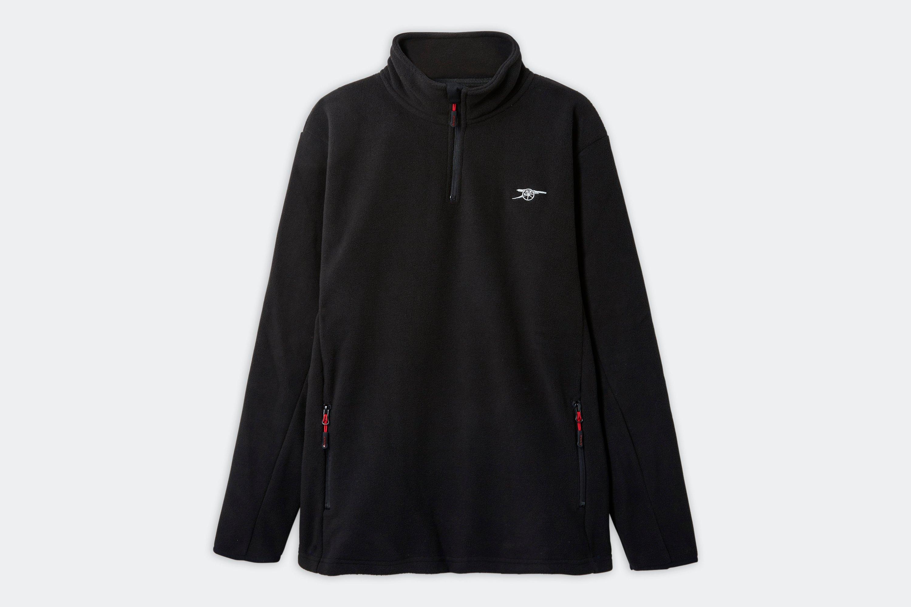 Mens Speed Fleece Half Zip - Black