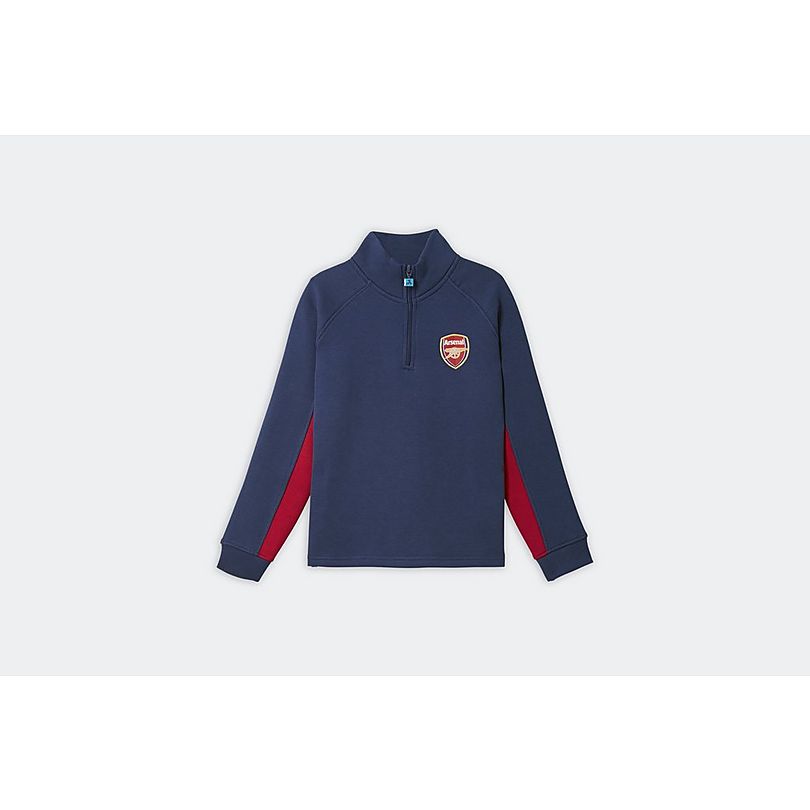 Arsenal Kids Retro 1/4 Zip Sweatshirt