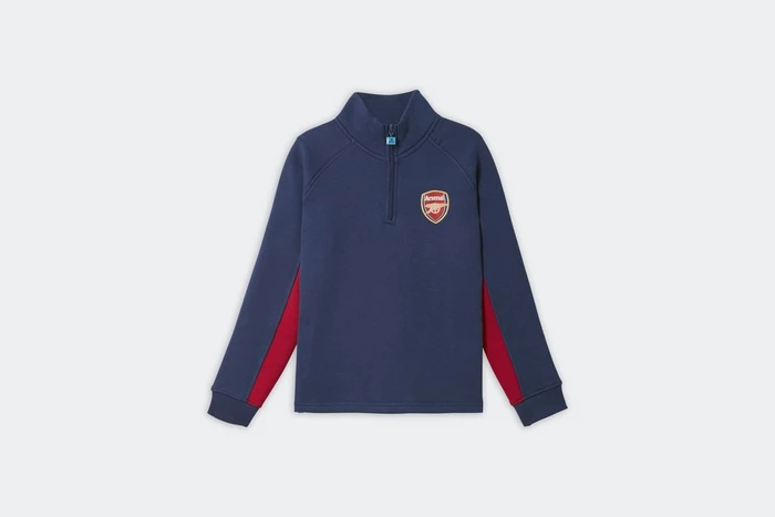 Arsenal Kids Retro 1/4 Zip Sweatshirt