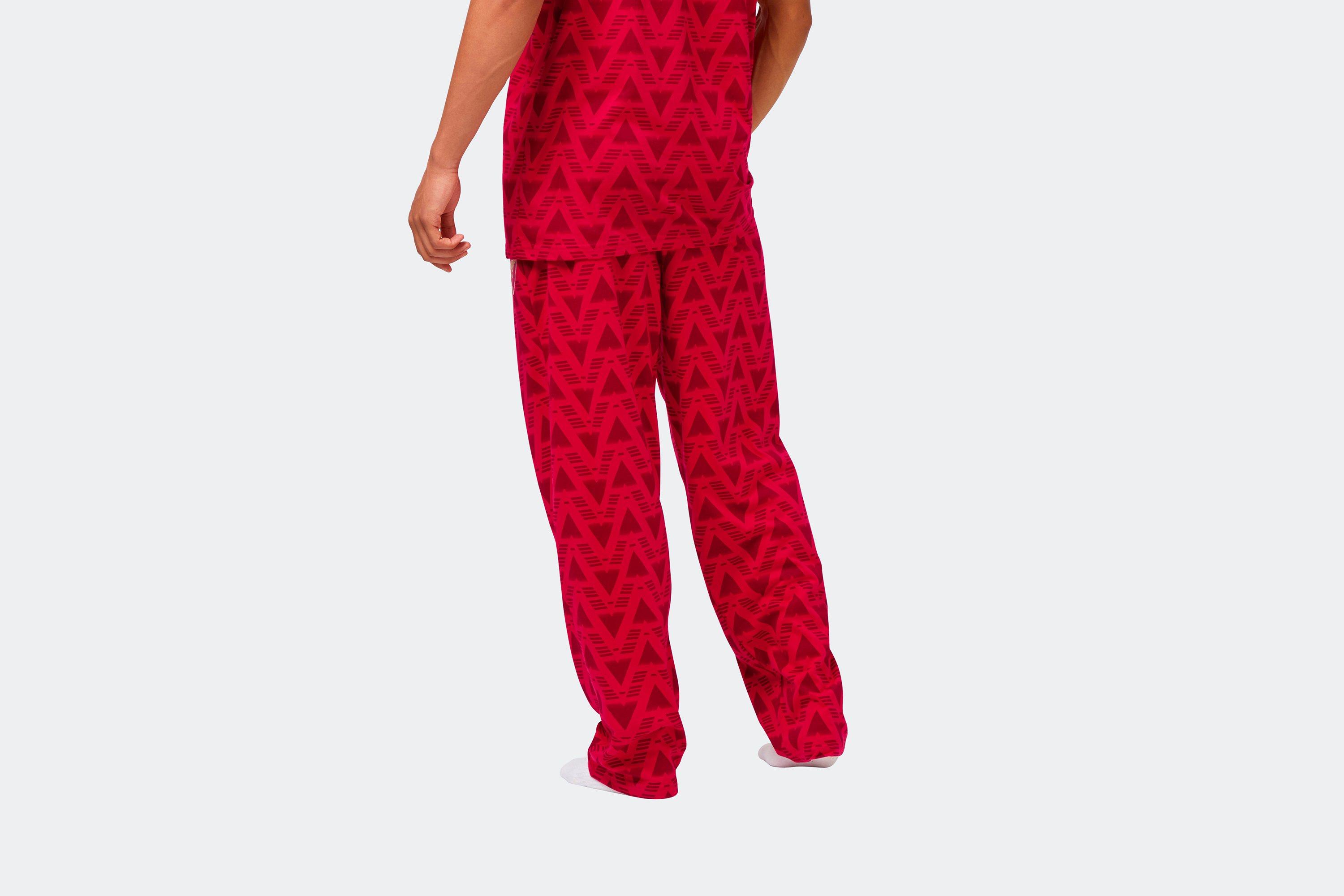 Mens red christmas on sale pants