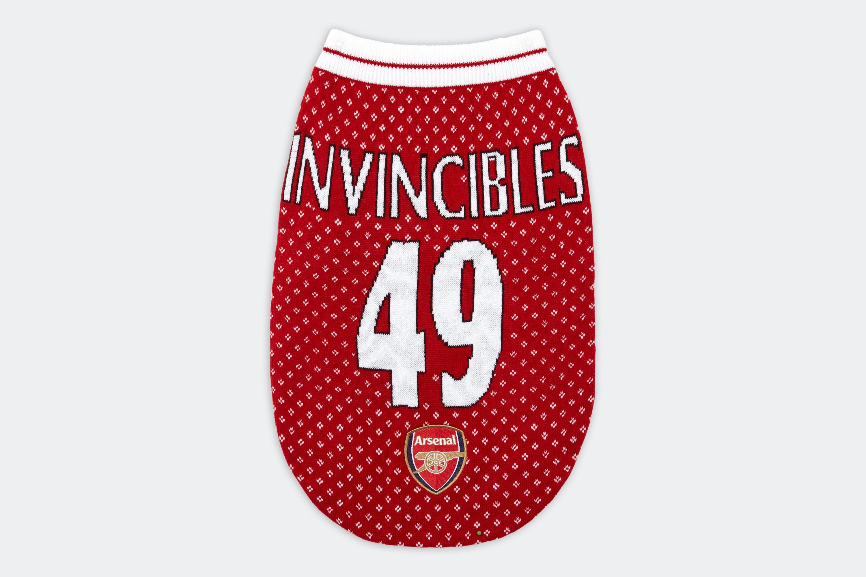 Arsenal Invincibles Pet Christmas Jumper