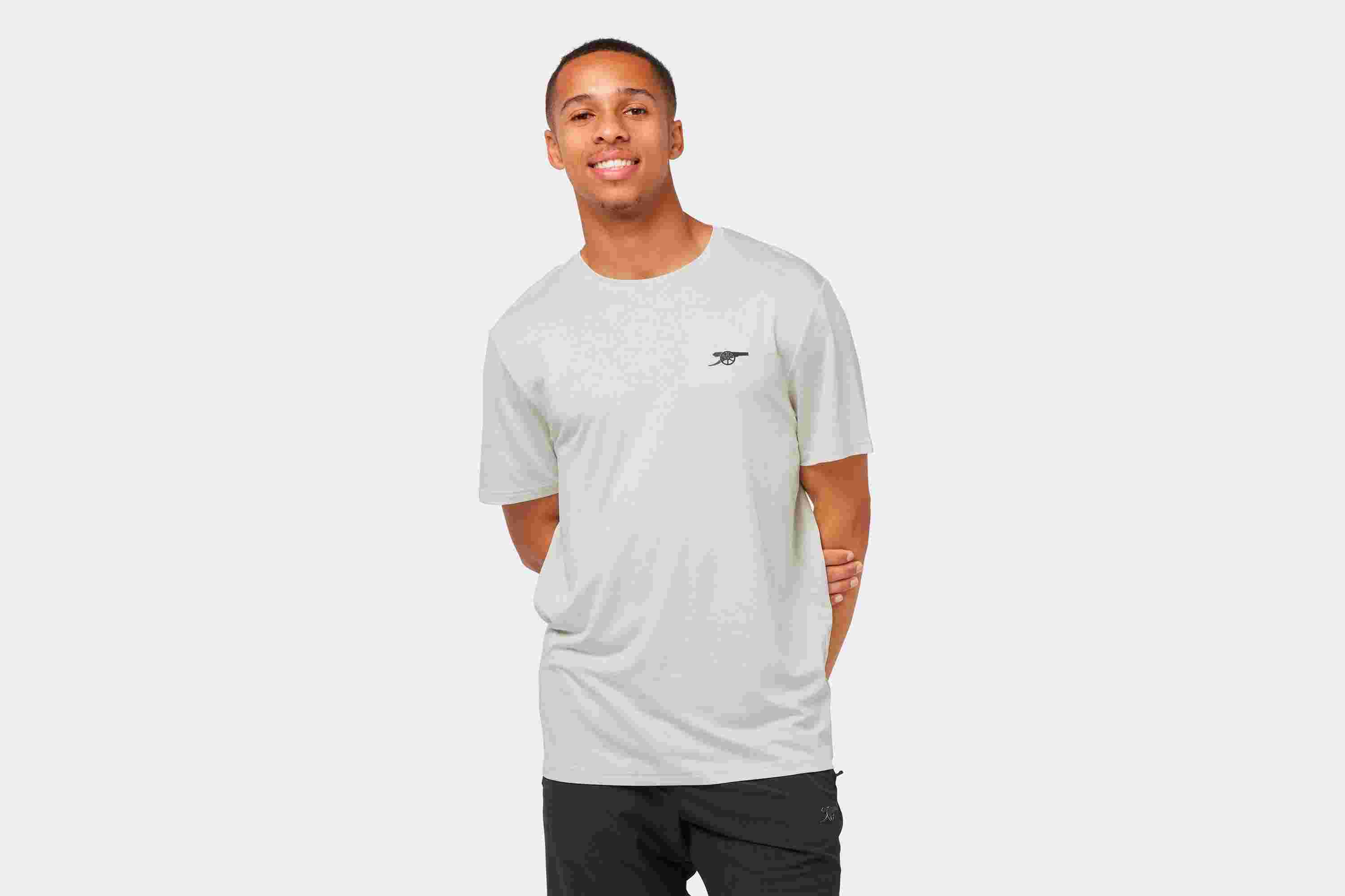 Arsenal Leisure Space Dye Grey T-Shirt