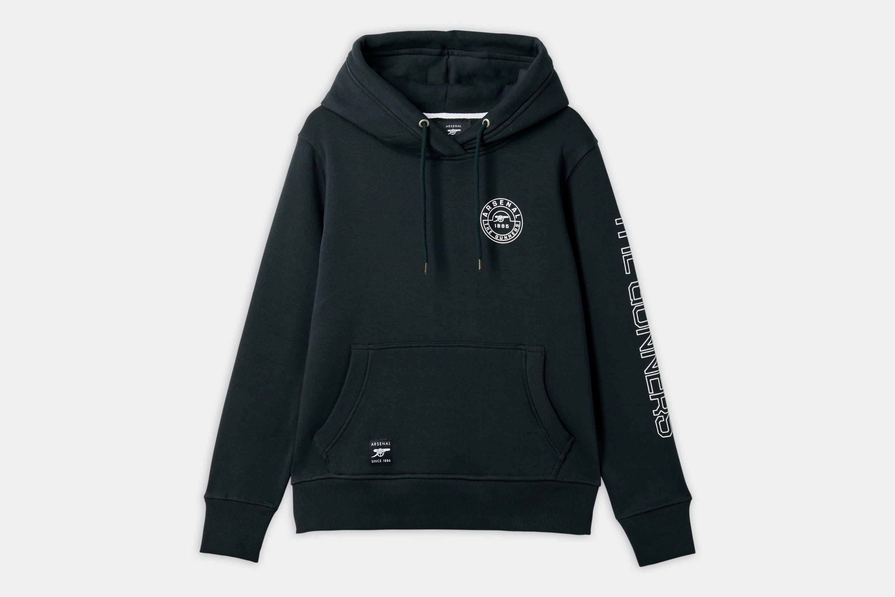 Black arsenal hoodie best sale