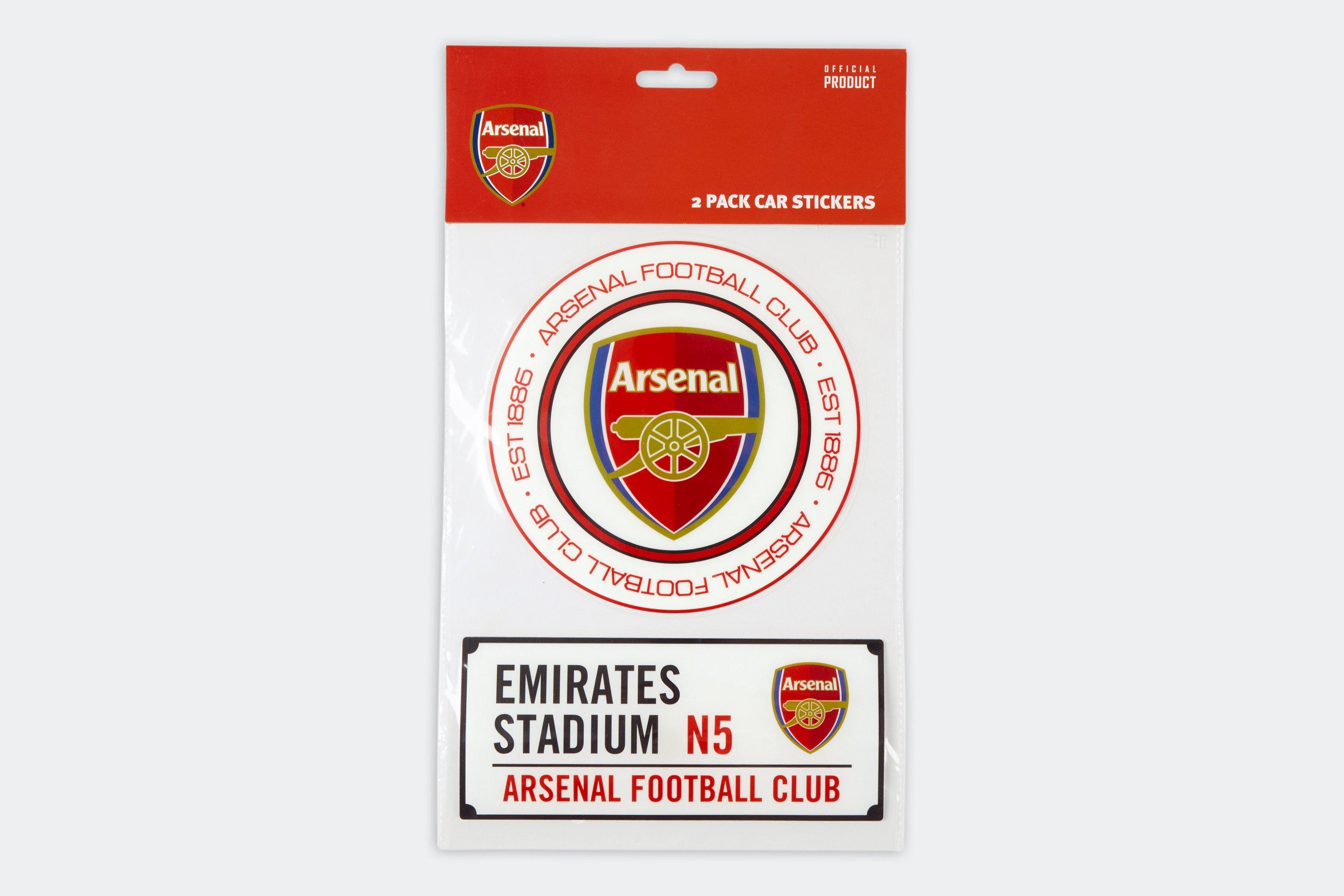 Arsenal Car Sticker Set