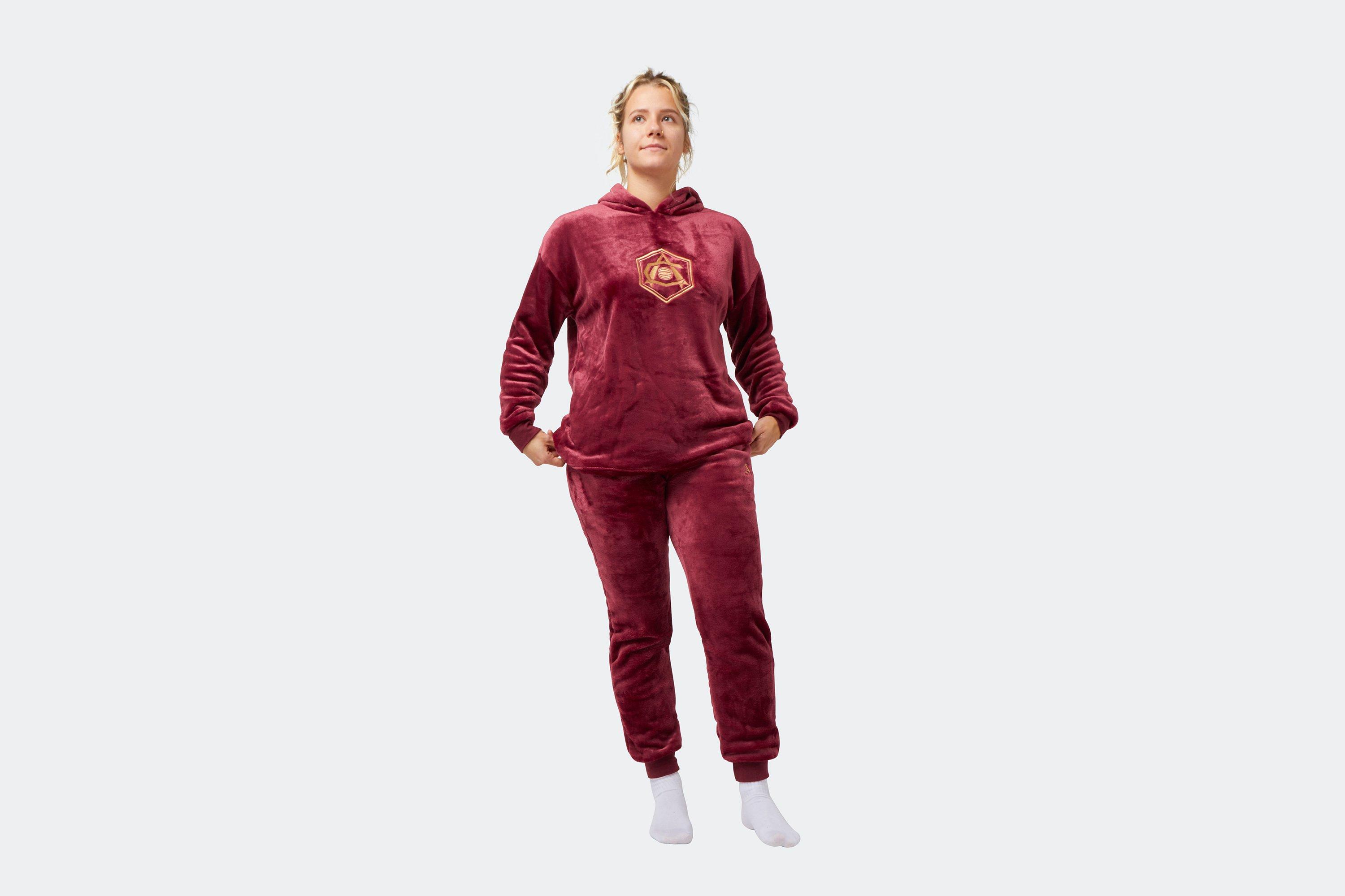 Arsenal Womens Retro Fleece Pyjama, Multicolor