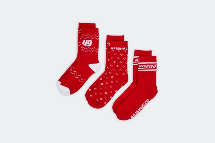 Arsenal Christmas 3 Pack Socks