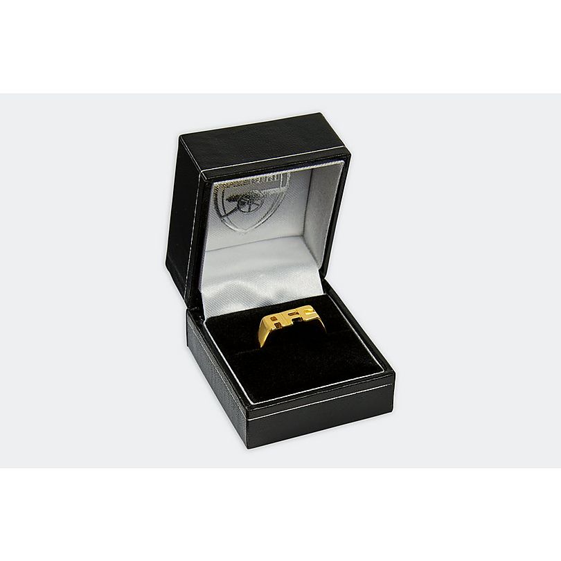 Arsenal 18ct Gold Plated AFC Ring