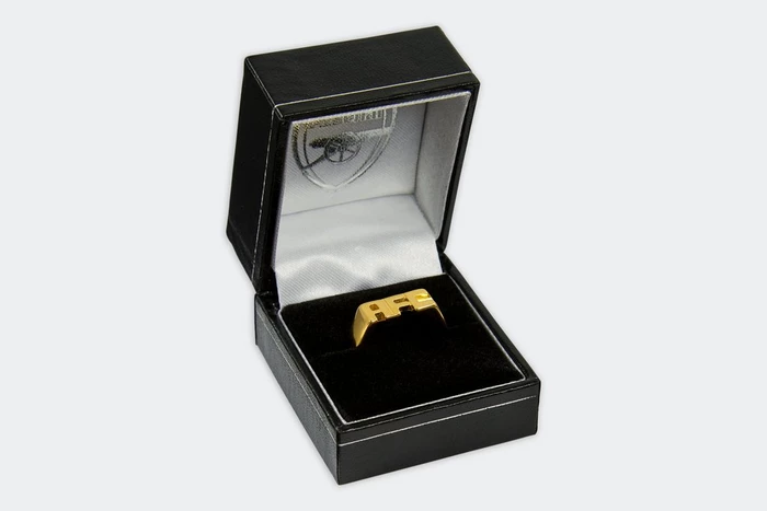 Arsenal 18ct Gold Plated AFC Ring