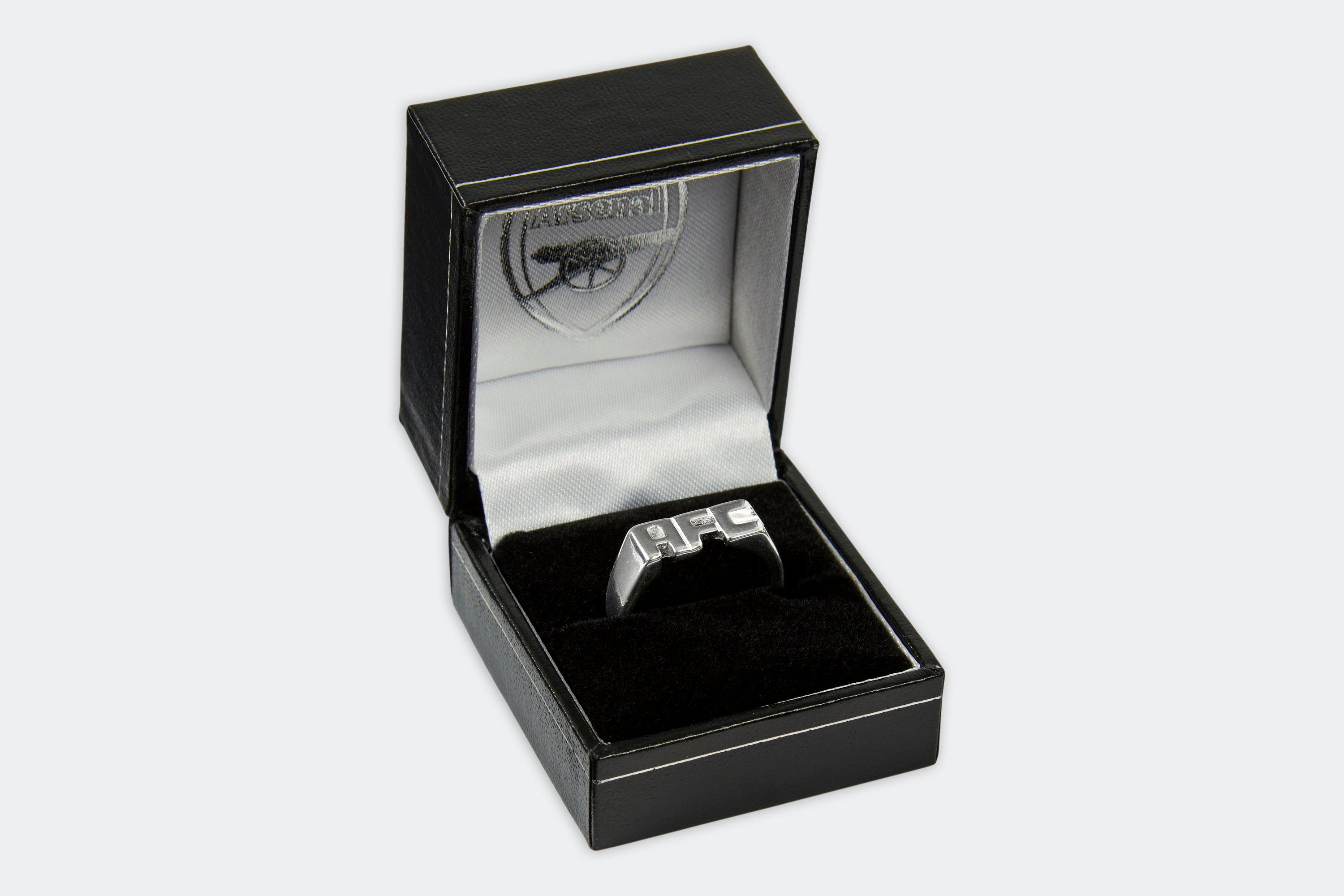 Arsenal Silver AFC Ring | Official Online Store
