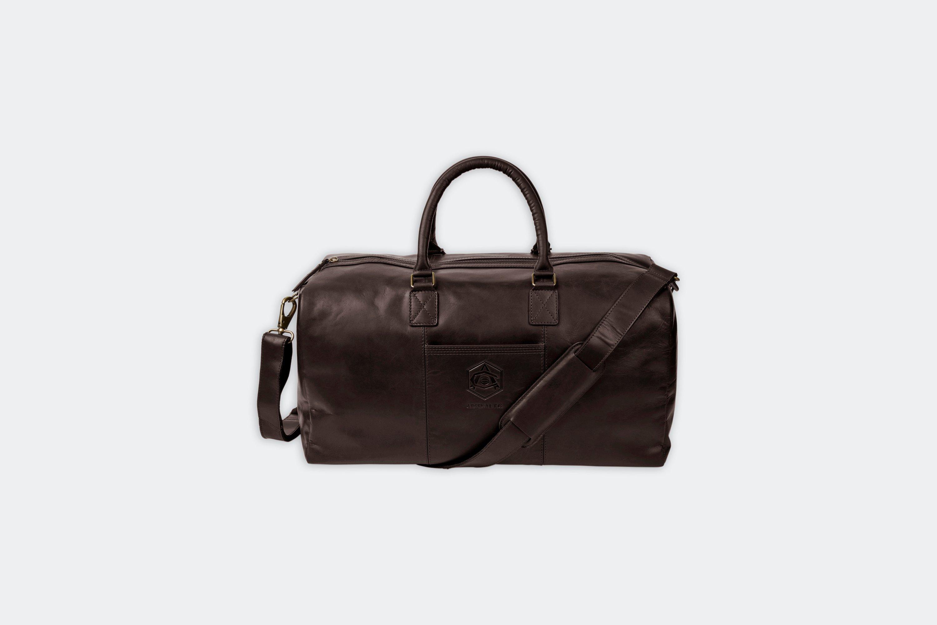 Arsenal Heritage Leather Holdall | Official Online Store