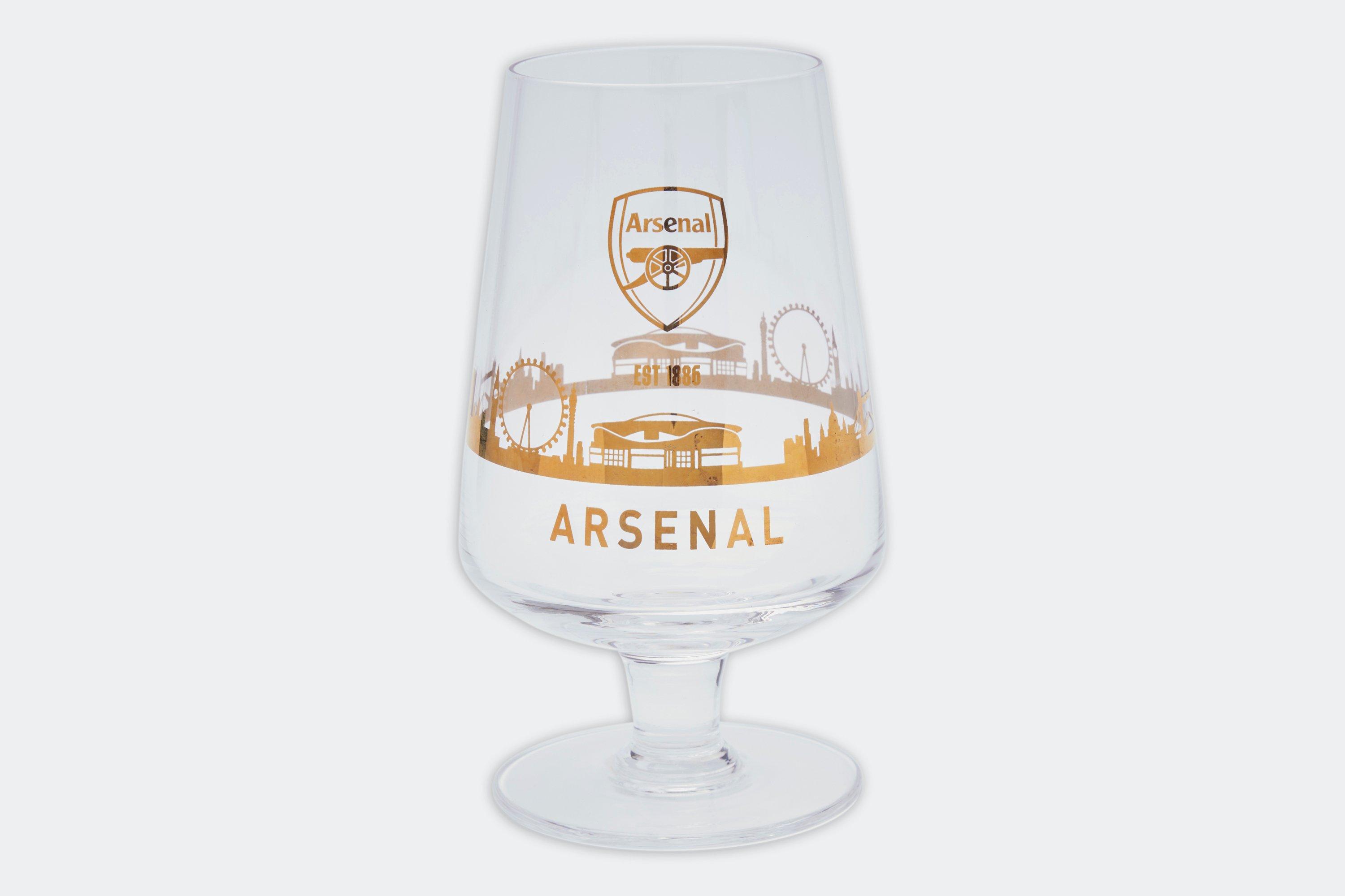 Arsenal Skyline Chalice Glass