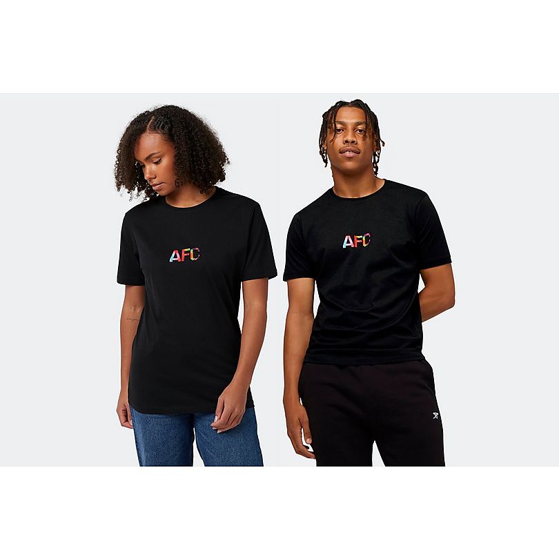 Arsenal AFC LGBTQ+ Pride Black T-shirt