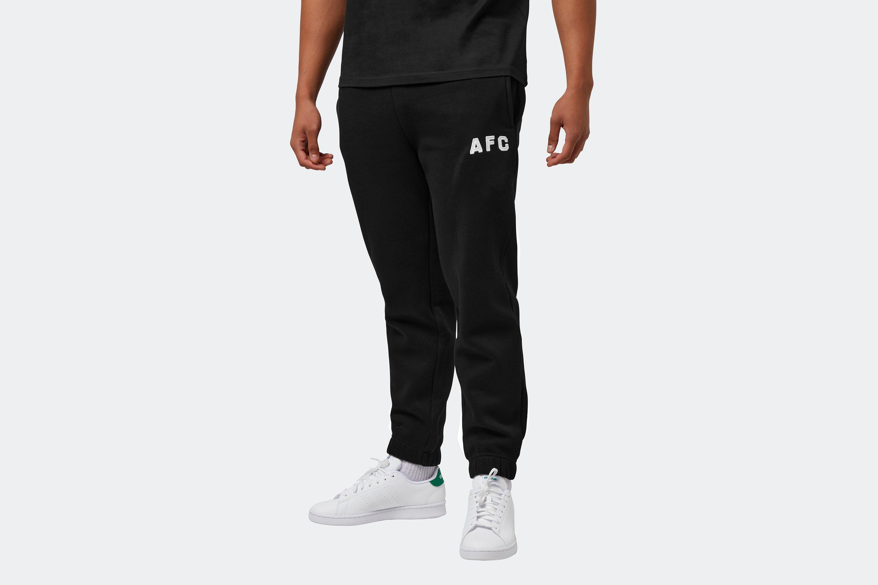 Arsenal Mono Logo Jog Pants - Charcoal Marl - Mens