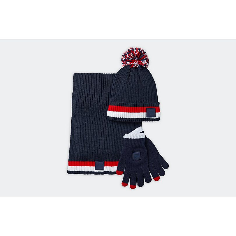 Arsenal Pom Hat, Scarf and Glove Set