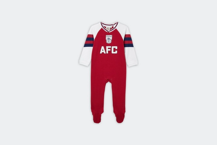 Arsenal Baby Retro 92-94 Home Sleepsuit