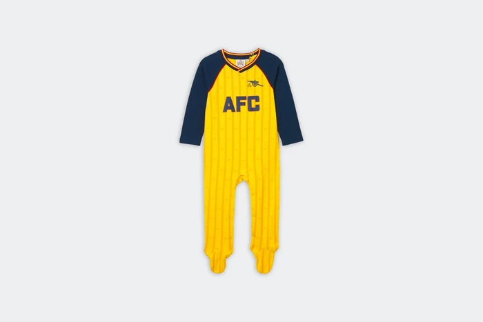Arsenal Baby Retro 88-89 Away Sleepsuit