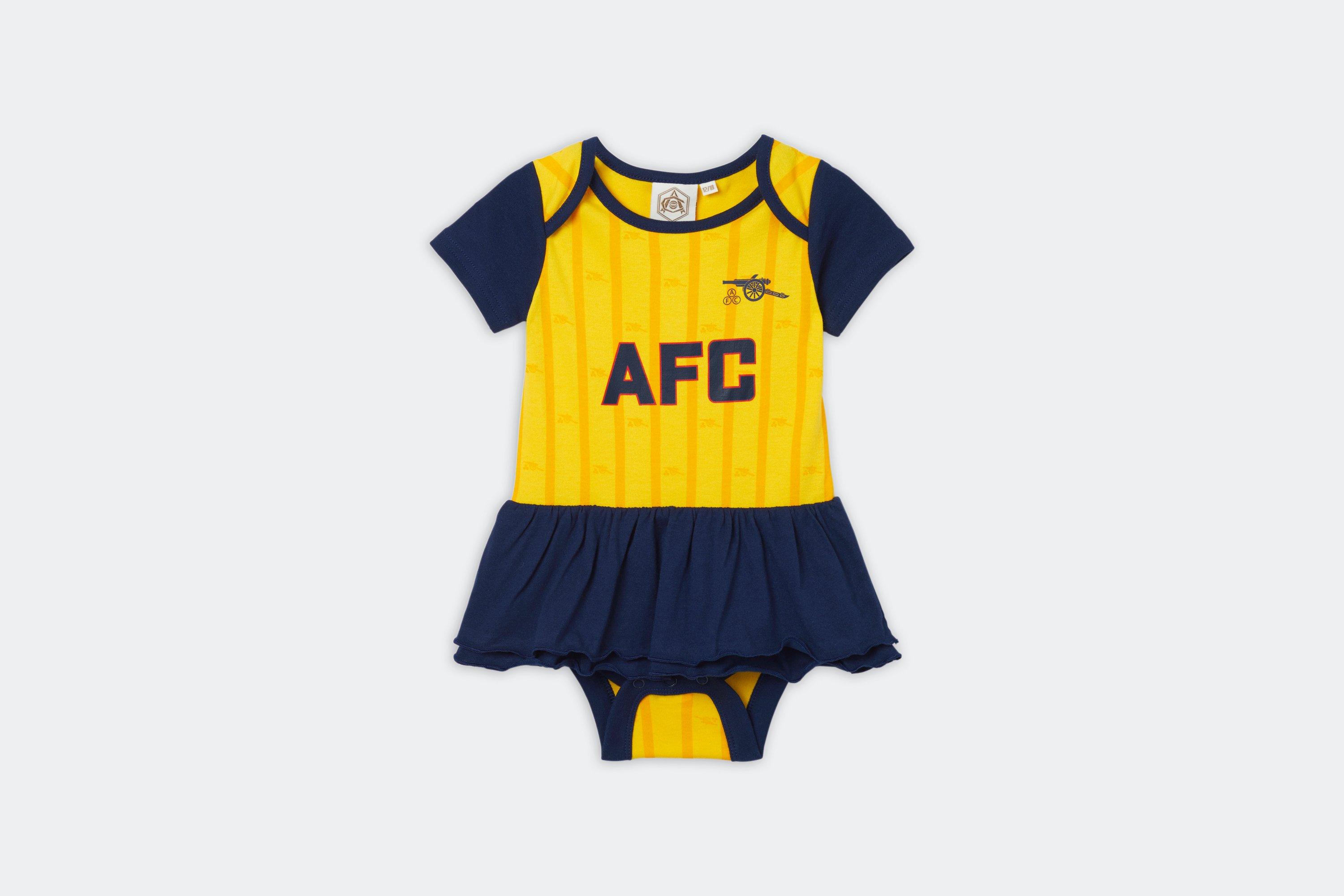 Arsenal Baby Retro 88-89 Away Tutu