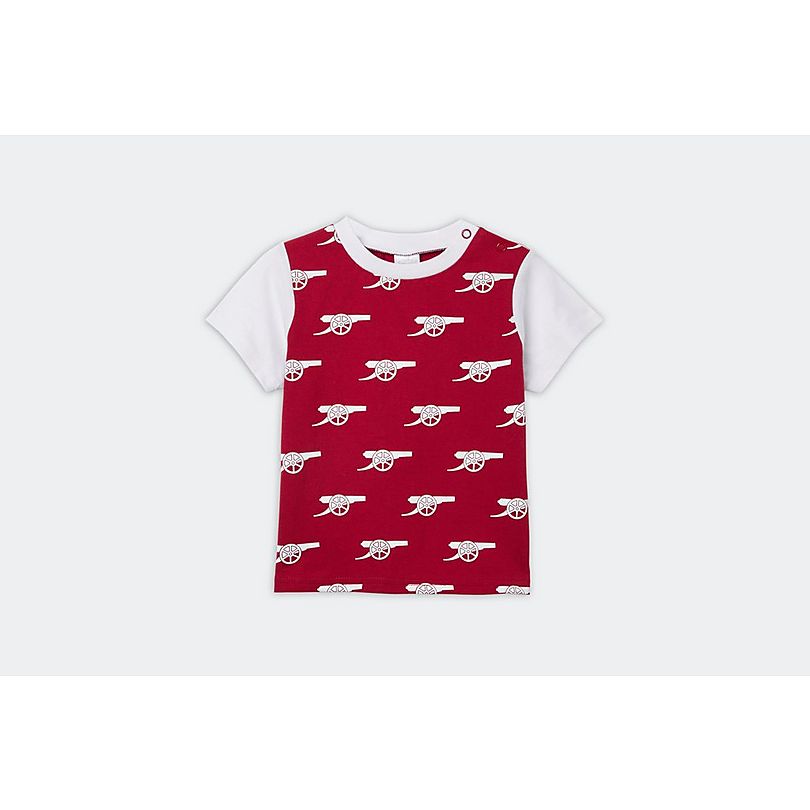 Arsenal Baby Red Printed Cannon T-Shirt