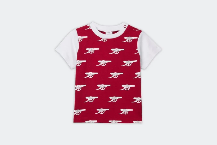Arsenal Baby Red Printed Cannon T-Shirt