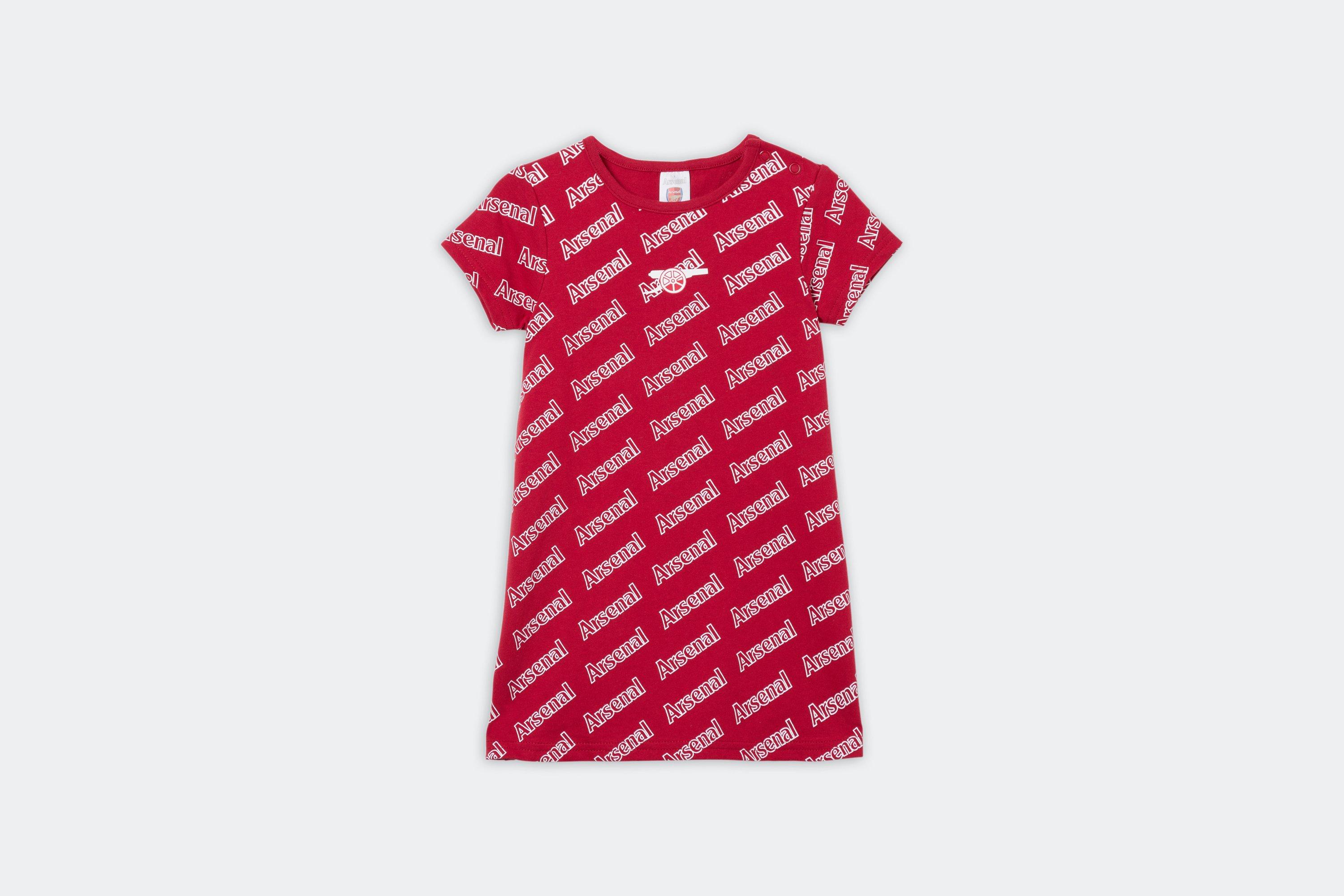 Arsenal Baby Printed Sports Dress