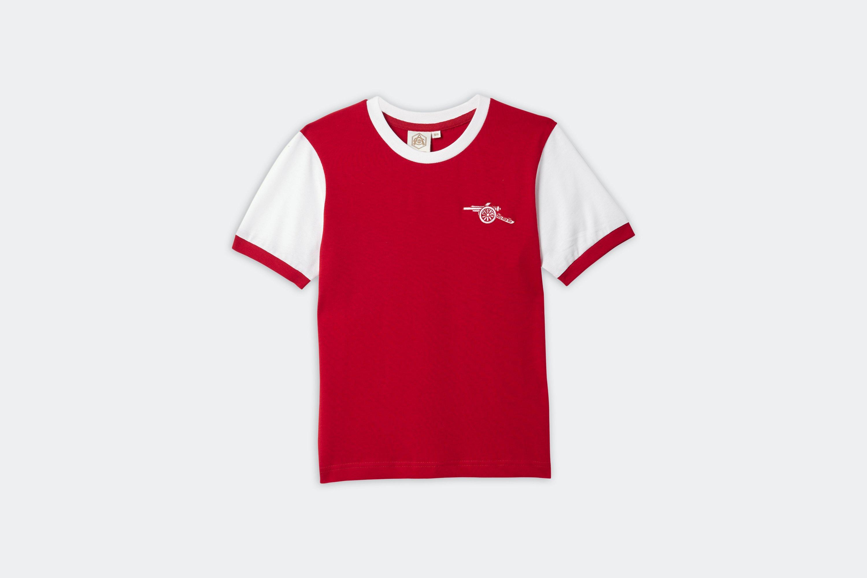 Arsenal Kids Retro 1970s Home Shirt