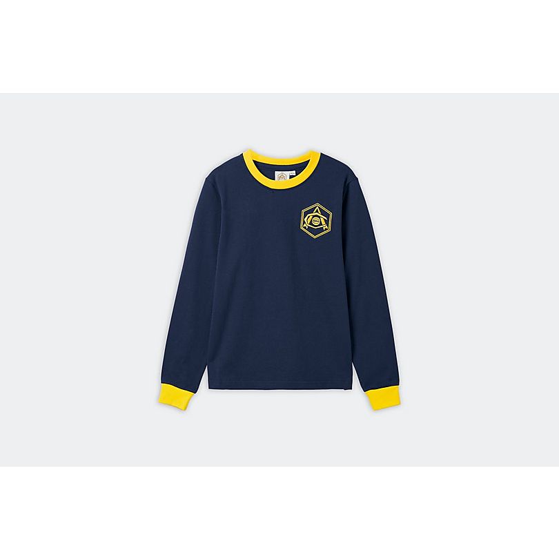 Arsenal Kids Retro 1930s Crest Long Sleeved T-Shirt
