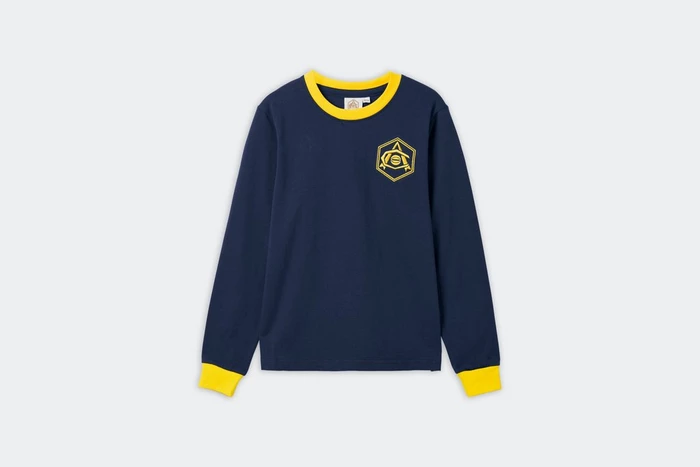 Arsenal Kids Retro 1930s Crest Long Sleeved T-Shirt
