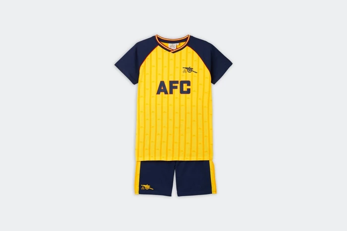 Arsenal Kids Retro 88-89 Away Shorts and T-Shirt Set
