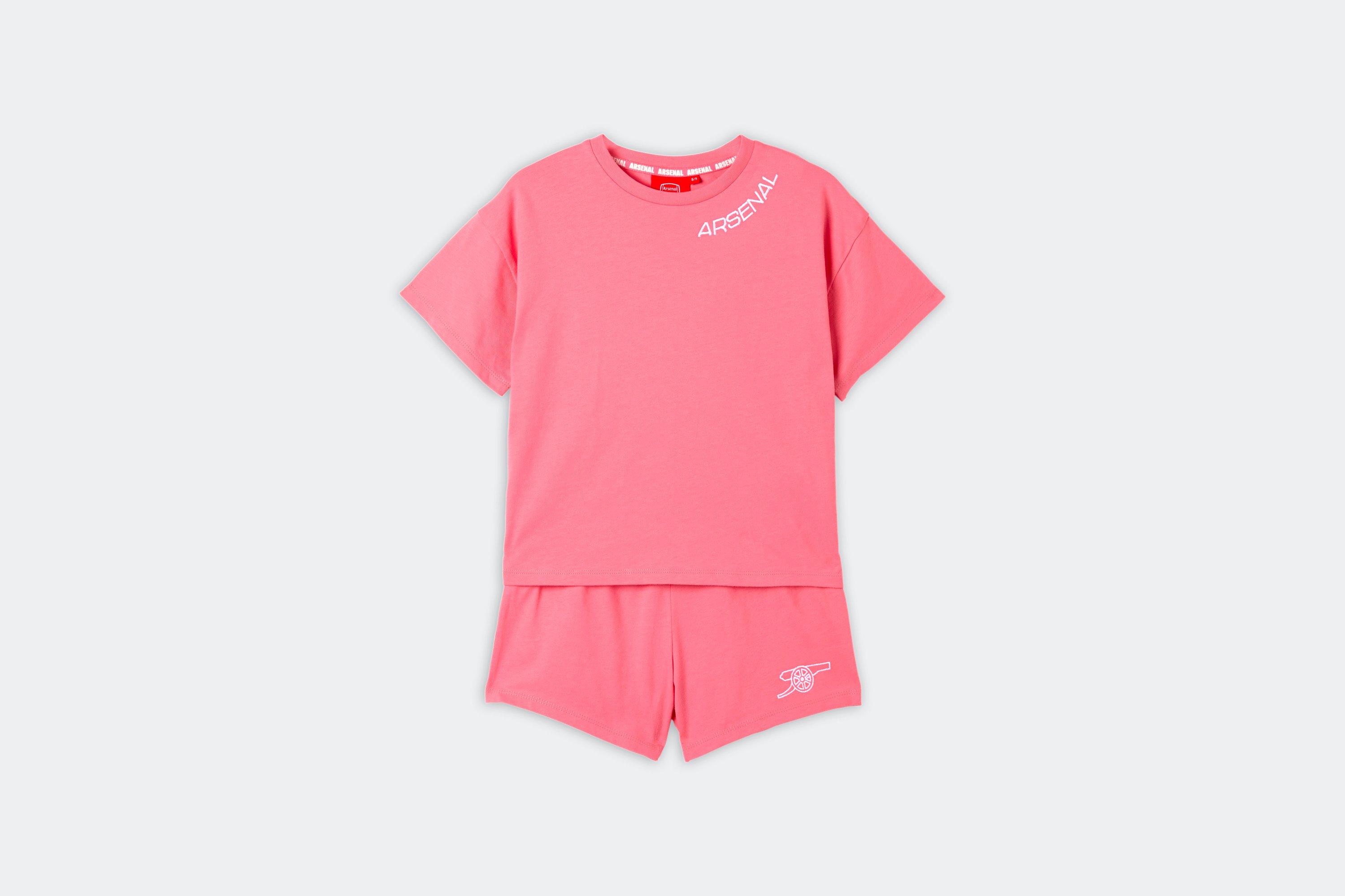 Arsenal Girls Pink Pyjamas