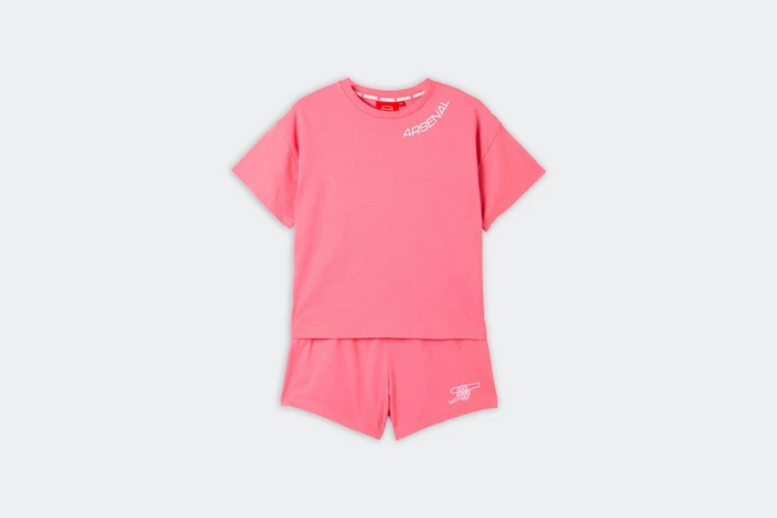 Arsenal Girls Pink Pyjamas