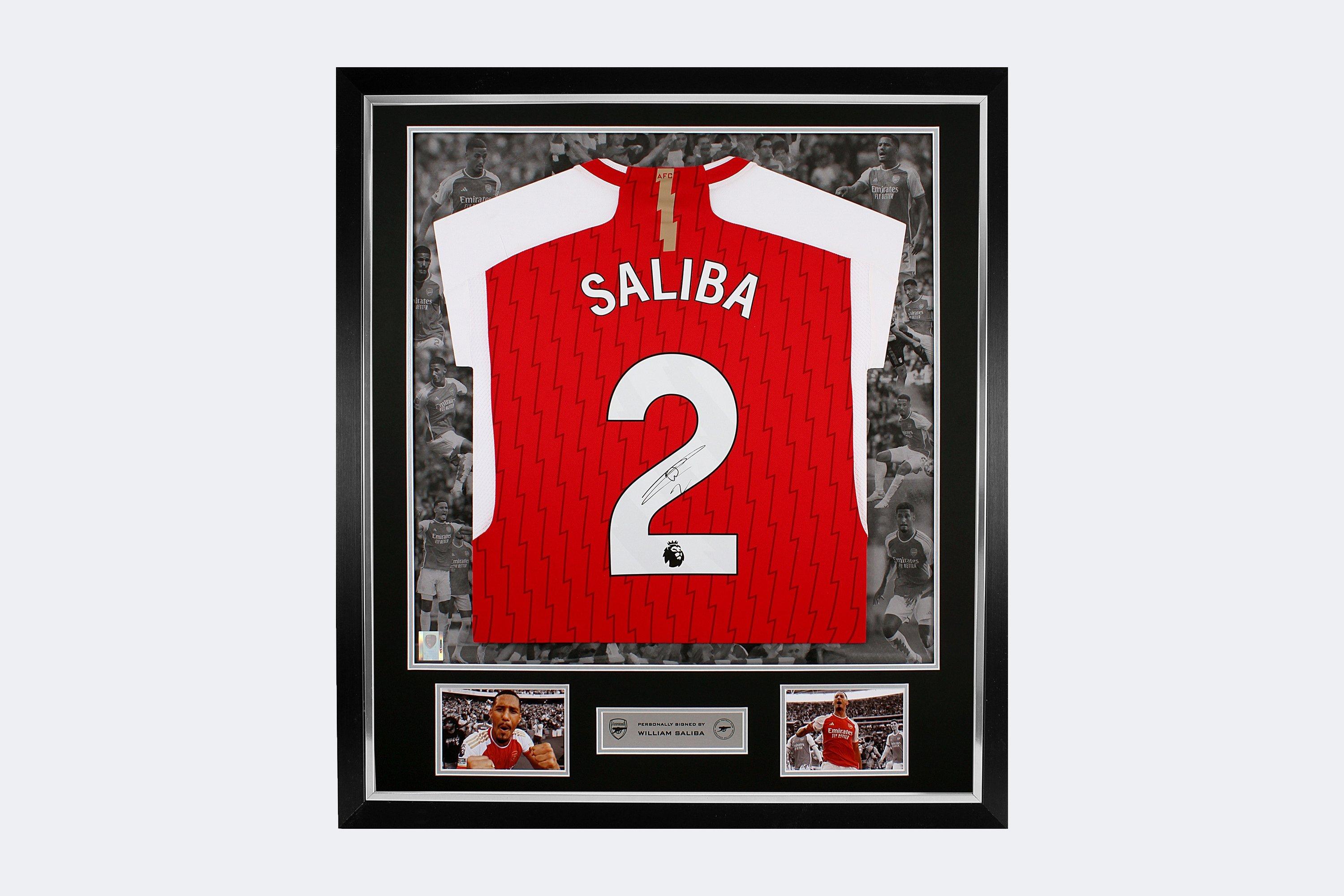 Arsenal signed sale jersey