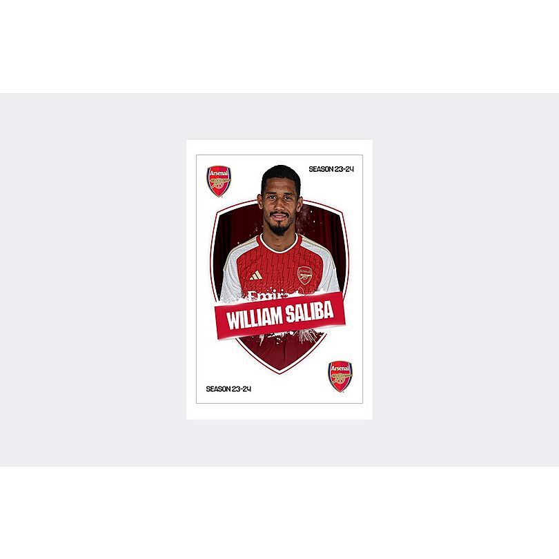Arsenal 23/24 Saliba Headshot