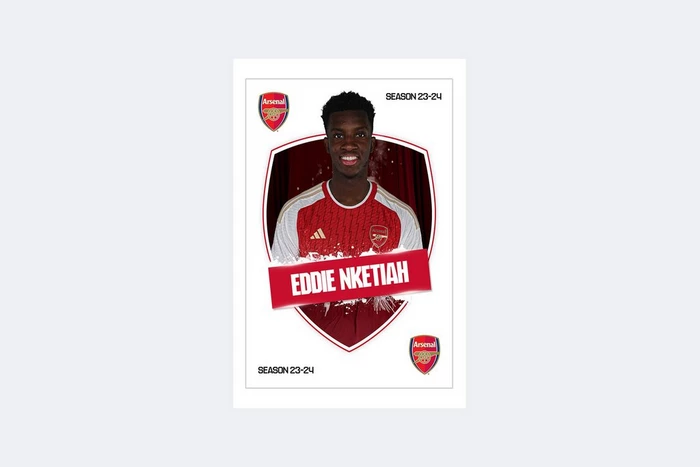 Arsenal 23/24 Nketiah Headshot